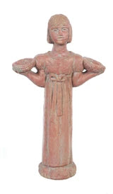 Statuary - Small Garden Girl - Bird Feeder