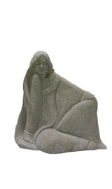 Statuary - Sitting Contemporary Native American