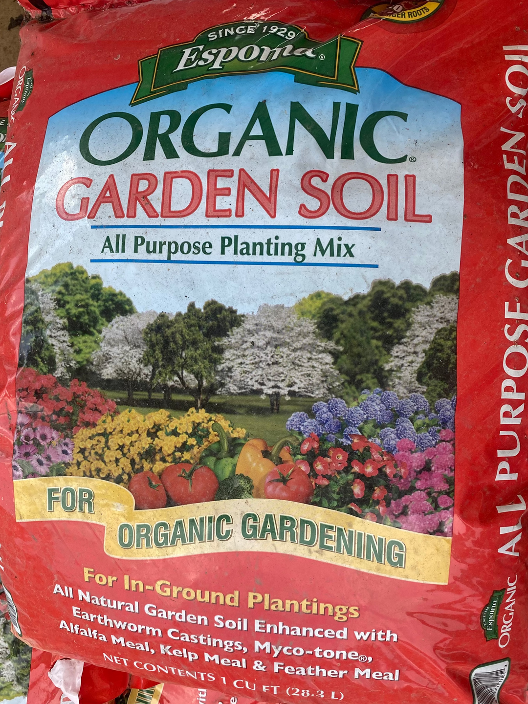 Soil - Espoma Organic In Ground Planting mix - 1 cu