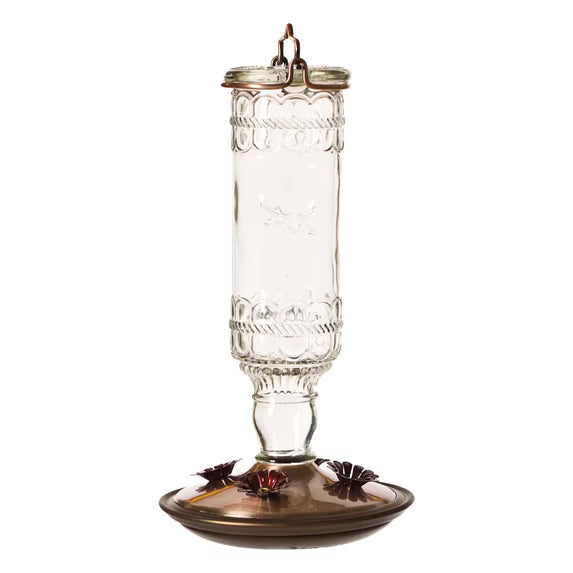 Glass Hummingbird Feeder - Perky Pet